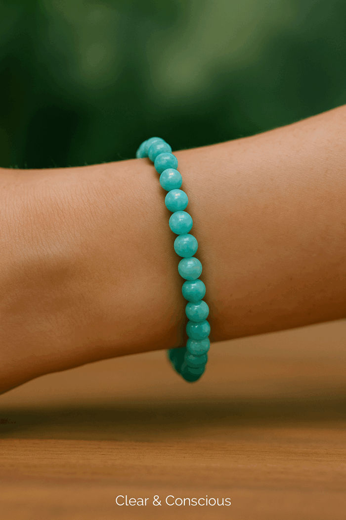 Amazoniet Armband Peru (6 mm) – A+ Kwaliteit