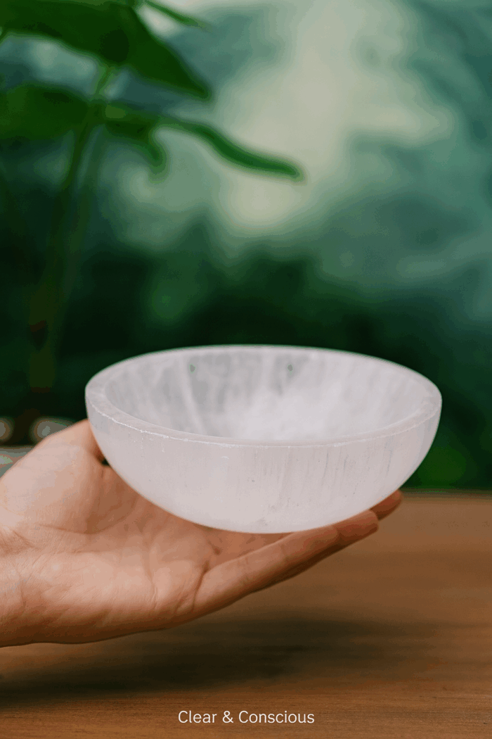 Seleniet Schaal Rond (10 cm)