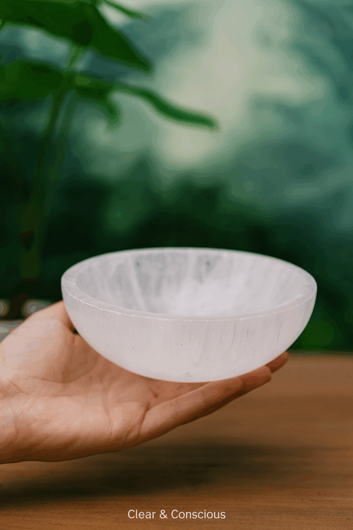 Seleniet Schaal Rond (10 cm)