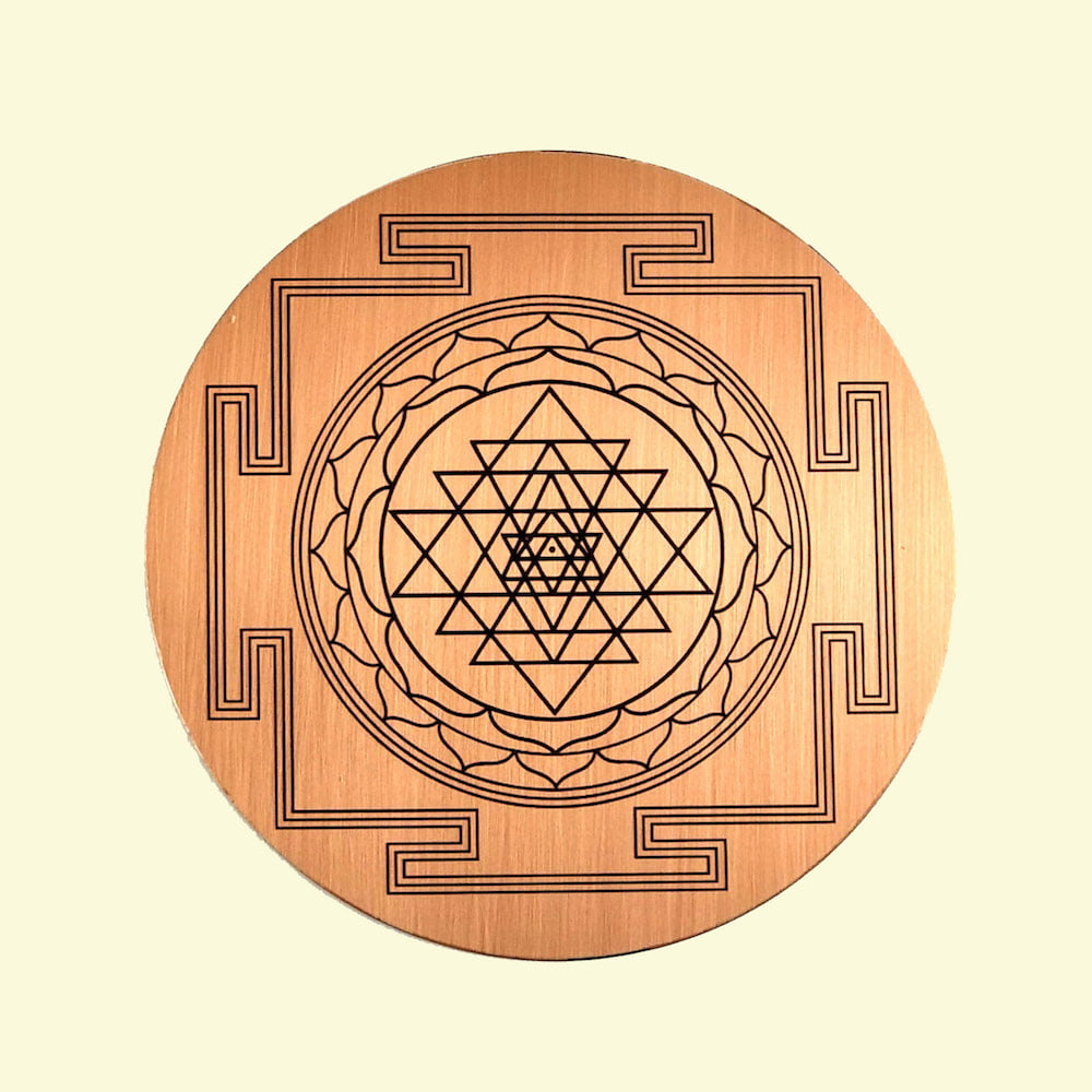Koperen Shri Yantra